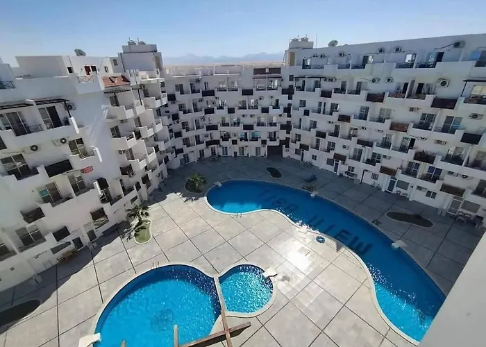 بالقرب من الجونه فندقي فاخر كومباوند طيبة فيو الوزراء Apartment Hurghada
